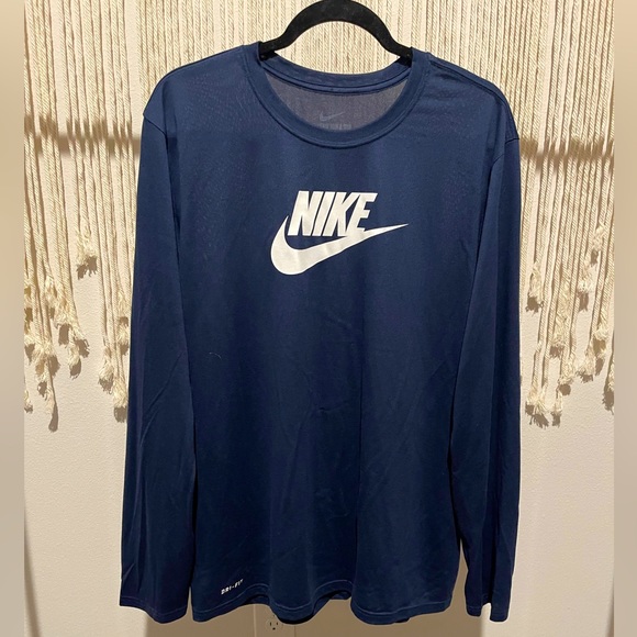 Nike Other - Nike Dri-Fit Workout Fitness Athletic Cut Long Sleeve Shirt Size XL UNISEX